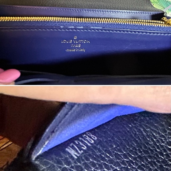 Louis Vuitton BLUE Capucines Wallet - Picture 4 of 16